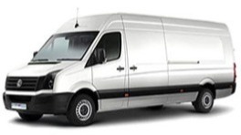 VW Crafter supermaxi, 17m<sup>3</sup>